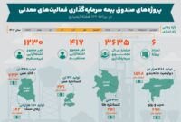 سرمایه گذاری 3635 میلیارد ریالی پروژه های تحت پوشش ضمانت صندوق بیمه معدنی