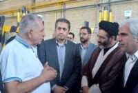 کارخانه رینگ اسپرت نیریز میزبان رئیس هیات عامل ایمیدرو