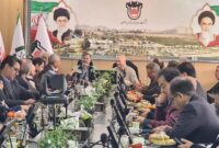 نشست اعضای اتاق بازرگانی اصفهان و اتاق ایران با مدیرعامل ذوب‌آهن اصفهان
