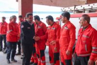 بازدید مدیرعامل و سخنگوی سازمان آتش‌نشانی تهران از مجتمع فولاد غدیر نی‌ریز