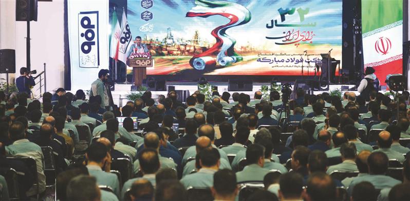 طیب‌نیا؛ فولاد مبارکه، نماد اقتصاد مقاومتی؛ از رکوردهای تولید تا حمایت از کارکنان 