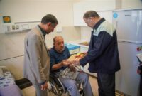 دیدار مدیرعامل ذوب‌آهن اصفهان با جانبازان سرافراز آسایشگاه شهید مطهری