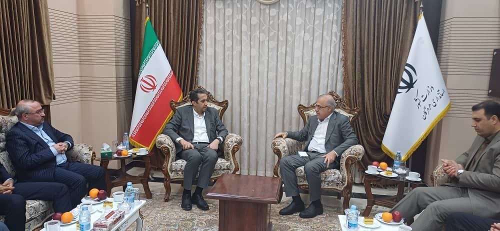 جلسه مشترک استاندار هرمزگان با رئیس هیات عامل ایمیدرو
