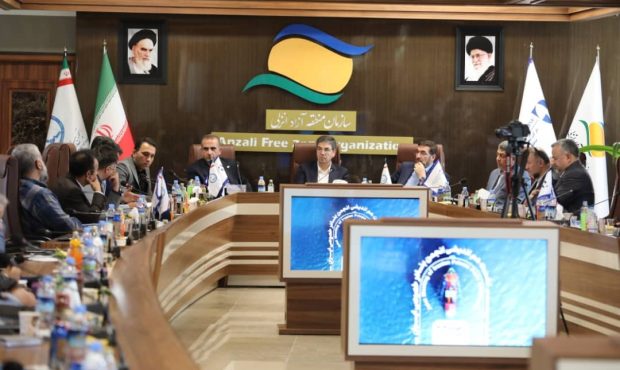 نشست اعضای انجمن بنادر خصوصی ایران در بندر كاسپین