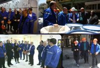 بازدید اعضای هیئت مدیره پتروشیمی شازند از واحدهای تولیدی مجتمع