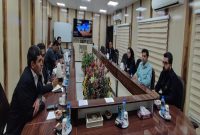 دیدار معاون سرمایه انسانی شرکت معدنی و صنعتی گهرزمین با معاون منابع انسانی و امور اجتماعی شرکت فولاد خوزستان