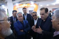 بازدید رئیس خانه معدن و فعالان بخش صنعت و معدن کشور از غرفه شرکت ملی مس بازدید رئیس خانه معدن و فعالان بخش صنعت و معدن کشور از غرفه شرکت ملی مس