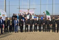 برگزاری مسابقات والیبال ساحلی كاركنان نیروی دریایی ارتش در منطقه آزاد انزلی