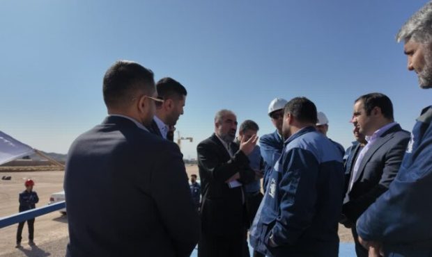 بازدید علیرضا چایچی از پروژه فولاد آلیاژی مرکزی بافق در نخستین روز کاری بازدید علیرضا چایچی از پروژه فولاد آلیاژی مرکزی بافق در نخستین روز کاری