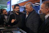 بازدید مدیرعامل ساتا از غرفه فولاد غدیر نی‌ریز در نمایشگاه متافو