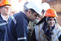 بازدید مشاور رئیس‌جمهور در امور همکاری‌های اقتصادی از شرکت صبا فولاد خلیج فارس