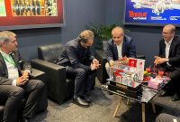 بازدید مدیران‌عامل هلدینگ صباانرژی و شرکت نفت مسجدسلیمان از غرفه “توربین ماشین خاورمیانه” در دومین روز نمایشگاه پتروکم