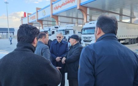 بازدید مدیرعامل منطقه آزاد ماکو از مجتمع بزرگ لجستیکی شرکت تجارت باختر آذربایجان