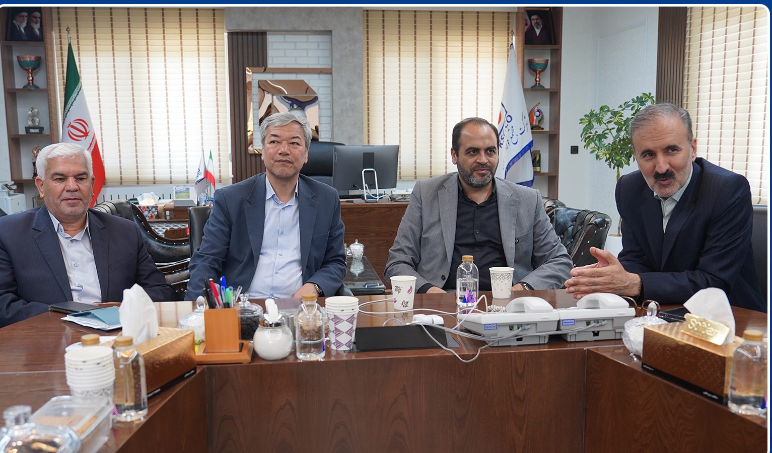 دیدار مدیرکل نوسازی مدارس خراسان رضوی با مدیریت فولاد خراسان