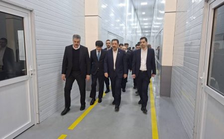 وزیر صمت از واحد‌های تولیدی در دوشنبه تاجیکستان بازدید کرد