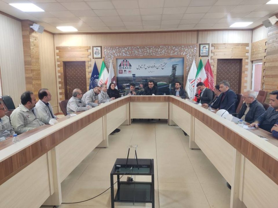 پایش میدانی روند پیشرفت پروژه آهن اسفنجی اردبیل