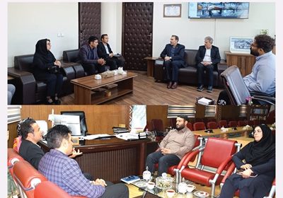دیدارهای رئیس شعبه بیمه نوین لرستان با مدیران استانی با محور توسعه خدمات بیمه‌ای