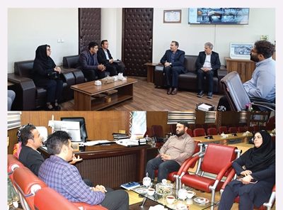 دیدارهای رئیس شعبه بیمه نوین لرستان با مدیران استانی با محور توسعه خدمات بیمهای