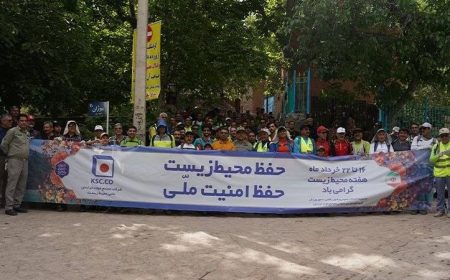 پاکسازی مسیر رودخانه بوژان توسط کارکنان و پیشکسوتان فولاد خراسان