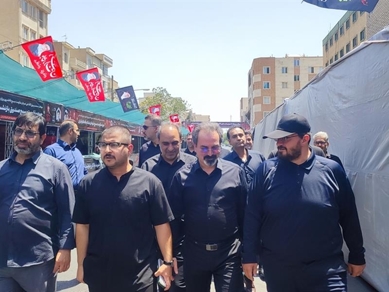 بازدید مدیرعامل هلدینگ صبا انرژی از مواکب خدمت‌رسانی به زائران و عزاداران