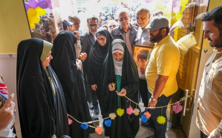 مدرسه شجره طیبه میناب افتتاح شد
