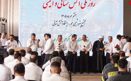 از قهرمانان (HSE) شرکت پتروشیمی جم تقدر به عمل آمد