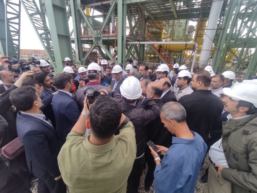بازدید مسئولان کشوری و مدیران عامل ایمیدرو و ایریتک از پروژه آرتاویل 2 بازدید از پروژه آرتاویل 2 e1791659636932