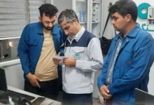 بازدید شبانه مدیرعامل فولاد سنگان از خطوط تولید و واحد حملونقل