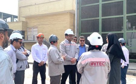 مدیرعامل ایریتک از پروژه اکسیژن پلنت شماره ۴ فولاد خوزستان بازدید کرد