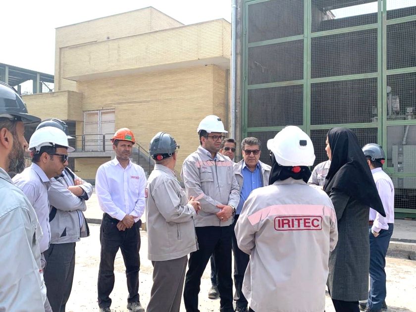 مدیرعامل ایریتک از پروژه اکسیژن پلنت شماره ۴ فولاد خوزستان بازدید کرد